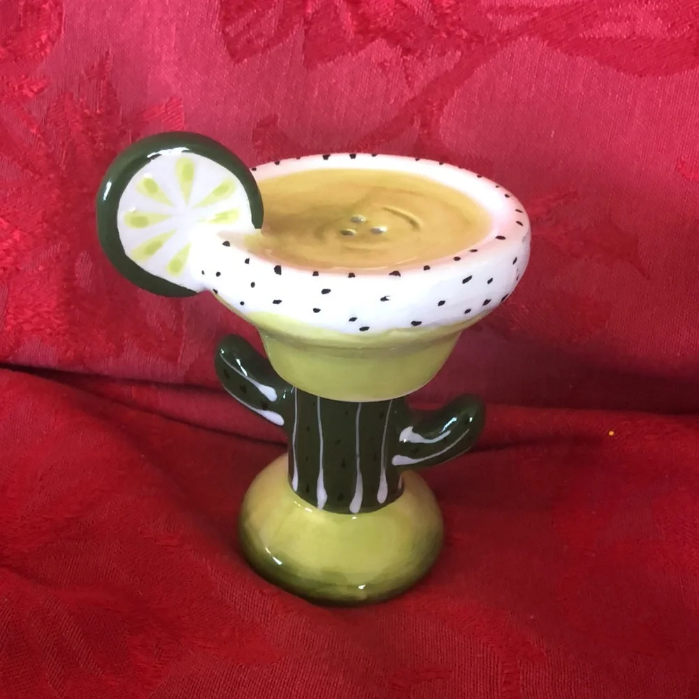 Pier One 2 piece cactus margarita salt and pepper shaker